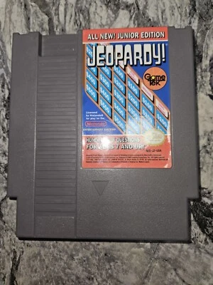 Jeopardy - Junior Edition (Nintendo Entertainment System, 1989) Cart Only Tested - Image 1 of 3