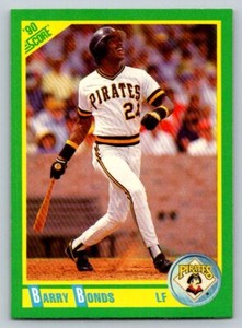 1990  Score #4 Barry Bonds Pittsburgh Pirates Baseball