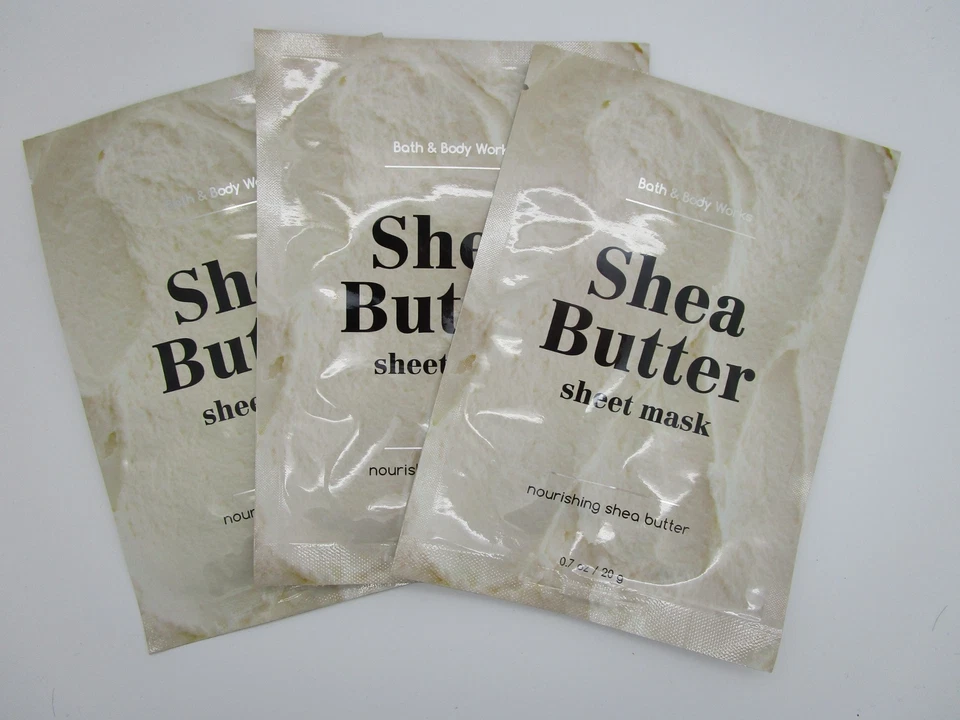 Bath & Body Works Shea Butter Sheet Mask - Lot of 3 - Image 1 of 1