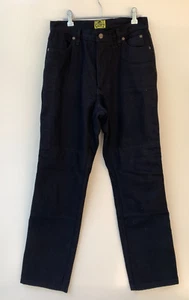 DRAGGIN JEANS Black Kevlar Lined Denim Motorcycle Jeans (Women’s) - Size 12 - Picture 1 of 12
