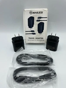 Travel Adapter Super Fast Charging/Type-C to Type-C Cable/5FT Charging Cable - Picture 1 of 2