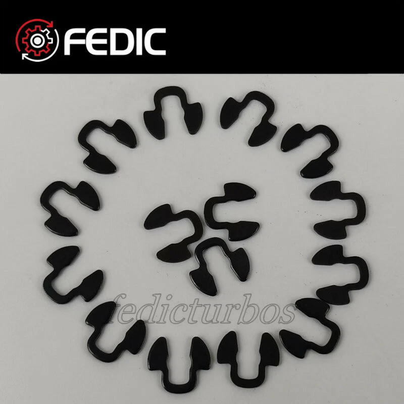 FEDIC 100pcs Turbo actuator C-clip φ4 for CT16V VB22 VB23 VB36 VB37 GT15-25 GT17 GT18