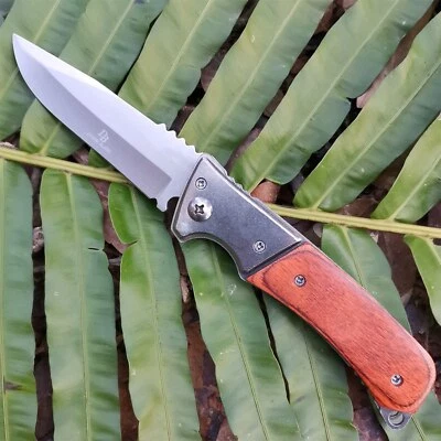 Tactical Survival Camping Hunting Portable Multi-purpose Sharp Pocket Knife - Image 1 of 4