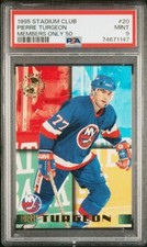 1995 Stadium Club Members Only 50 #20 PIERRE TURGEON New York Islanders PSA 9
