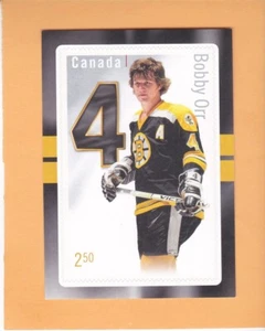 BOBBY ORR #NNO 2014 CORREO DE CANADÁ ORIGINAL SEIS SELLOS BOSTON BRUINS CASI NUEVO-COMO NUEVO A2 - Imagen 1 de 2