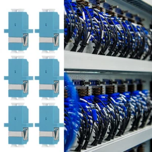 10X Duplex Singlemode Koppler Glasfaseradapter Steckverbinder Lichtleiterkoppler - Afbeelding 1 van 8