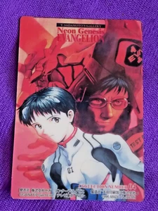 TARJETA COLECCIONABLE EVANGELION SHINJI IKARI CRISTAL PLÁSTICO #04 AMADA SEGA REINO UNIDO 🚚 ANIME - Imagen 1 de 3