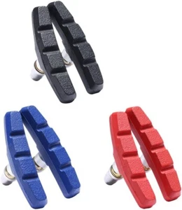 BRAKE BLOCKS *** Coloured BMX MTB ATB Mountain Bike Vbrake V-Brake Blocks Pads - Picture 1 of 13