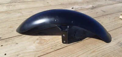  Harley Davidson- FXDF Fat Bob Front Fender / Mudguard Black Fibreglass - Image 1 of 4