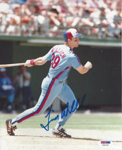 Montreal Expos  Tim Wallach  autographed 8x10  photo PSA DNA Certified
