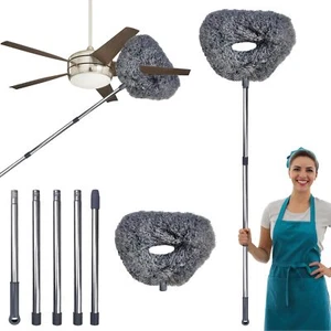 85 Inch Ceiling Fan Cleaner Duster Reusable Microfiber Ceiling Fan Blade Cleaner - Picture 1 of 6