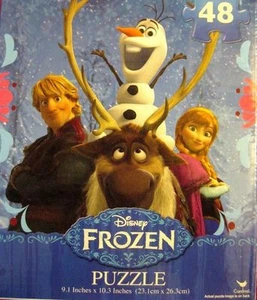 NEW Disney Frozen 48 Piece Puzzle 9" x 10"  Ages 6 & Up - BOXED - Picture 1 of 7