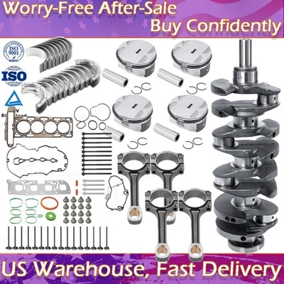 Kit de revisión de reconstrucción de motor para Chevrolet Equinox Malibu HHR Captiva REGAL 2,4 L Foto 1 de 4