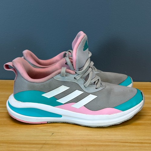 Scarpe da corsa Adidas atletica unisex bambini taglia 5 multicolore stringate HWA 1Y3001