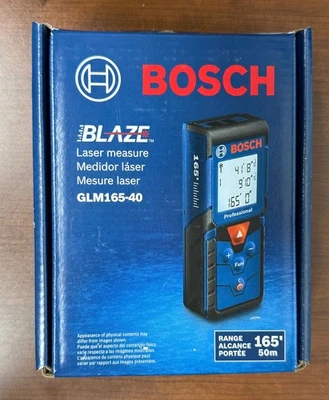 Bosch GLM165-40 BLAZE Pro 165' Láser Distancia Medida (NUEVO PRECINTADO) - Imagen 1 de 3