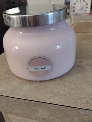  Capri蓝色火山泡泡糖蜡烛玻璃罐蜡烛香味  — 第 1/4 张图片