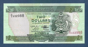 (DN) Solomon Islands $2 Dollars 1997 P-18 SC UNC - Picture 1 of 2