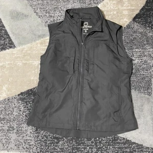 SCOTTeVEST Vest Womens Small Black Travel Utility TEC Pockets Lightweight Zip - Picture 1 of 19