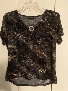 Adrienne Vittadini Damen Bluse Größe M 95% Polyester - Bild 1 von 4