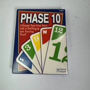 PHASE 10 Vintage Card Fundex Games 1998 New in Box Sealed 8yrs & Up 2-6 Players - Picture 1 of 6