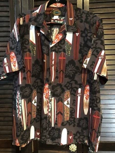 Hawaiian Reserve Collection Surfboard Aloha Dress Shirt Men’s Size XL - Picture 1 of 3