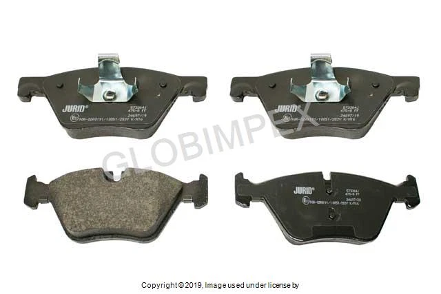 BMW 528i 528i xDrive (2011-2016) комплект тормозных колодок FRONT JURID OEM + ГАРАНТИЯ - Изображение 1 из 1