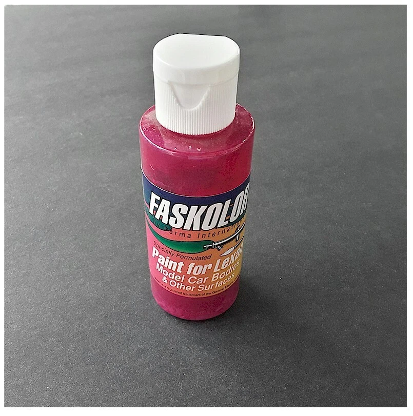 Parma PSE Faskolor Water Based Airbrush Paint Fasescent Candy Red 2oz PAR40153 - Image 1 of 1