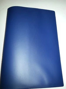 A5 BLUE DOCUMENT HOLDER HOLDER WITH CARD POCKET - Picture 1 of 2