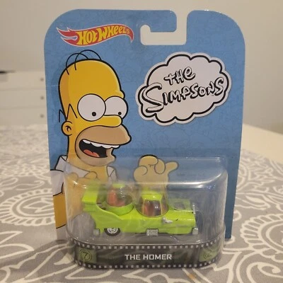 HOT WHEELS 2014 RETRO ENTERTAINMENT THE SIMPSONS THE HOMER  - Image 1 of 3