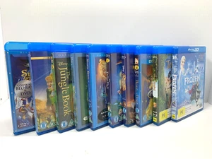 Disney Blu-ray Bundle Family Animation Blu-ray Bulk Lot of 10 Movies VGC - Foto 1 di 6