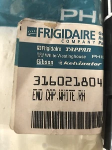 OEM frigidaire oven end cap original part#316021804 #h6f2 - Picture 1 of 1