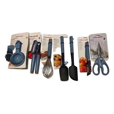 KITCHENAID Blue Velvet Can Opener, whisks, & measuring cups and spoons 15 pc.SET - Image 1 of 4