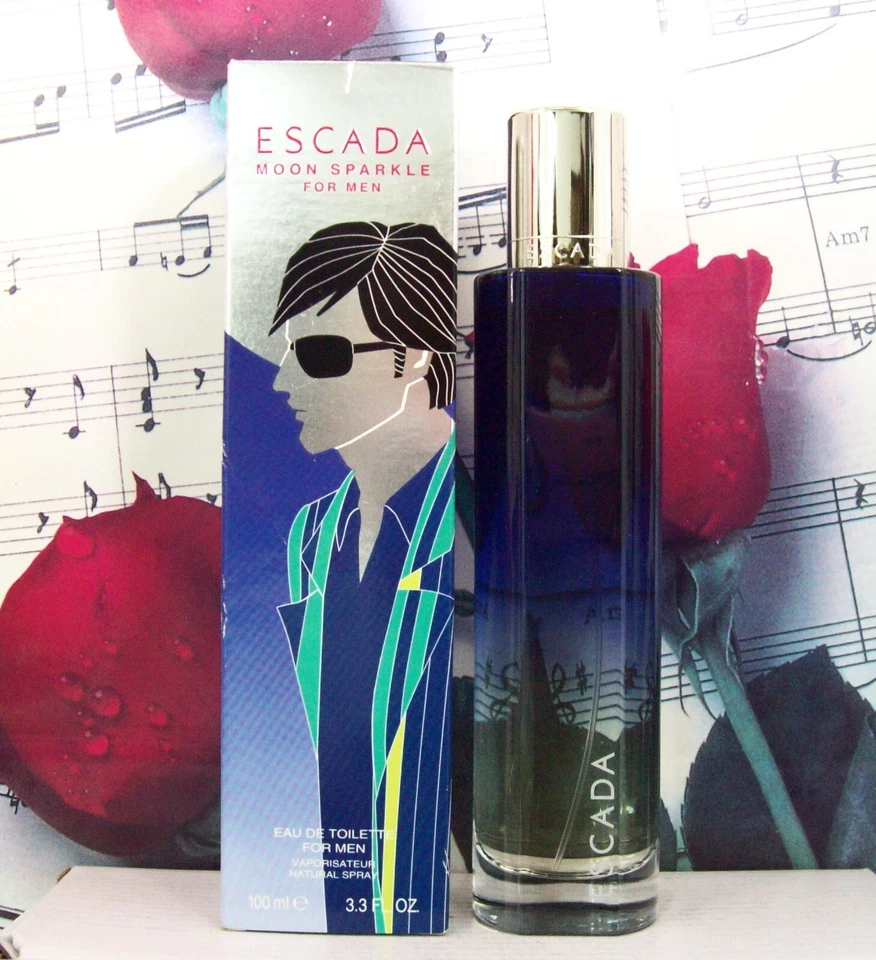 Escada Moon Sparkle 男士淡香水喷雾 3.3 FL OZ. 全新无标签 — 第 1/1 张图片
