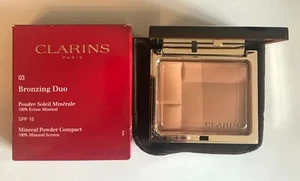 Clarins Bronzing Duo Mineral Powder Compact 10g - Choose Shade - Free Post - - Picture 1 of 1