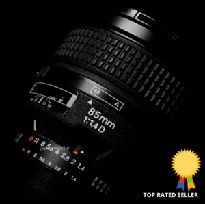 Mint Nikon AF NIKKOR 85mm F/1.4 D Portrait Lens Black From Japan #3627 - Picture 1 of 17