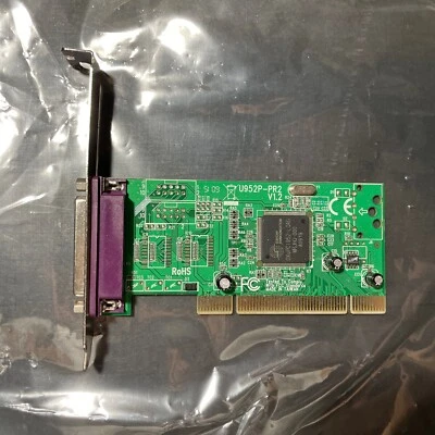 Megatech Parallel I/O Card V1.2 Printer Port Card U952P-PR2 V1.2 - Image 1 of 3