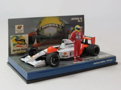 Minichamps Mclaren MP4/6 #1 Senna World Champion 1991 Brazil GP 1/43 403914311 - Immagine 1 di 4