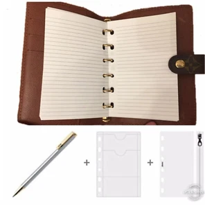 fits Louis Vuitton PM Small LV Agenda: Planner Refill Paper +Pouch + Insert Pen - Picture 1 of 10