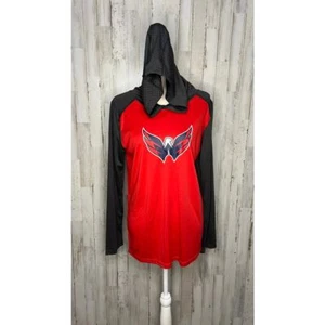 NWT NHL Washington Capitals Youth Size XL Red Hooded Pullover Jacket - Picture 1 of 4