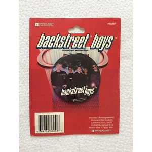 NEW Backstreet Boys 2000 Winterland Official Merchandise Button Pinback #10397 - Picture 1 of 1
