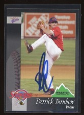 2003 Salt Lake Stingers DERRICK TURNBOW Signed Card autograph AUTO RC BREWERS