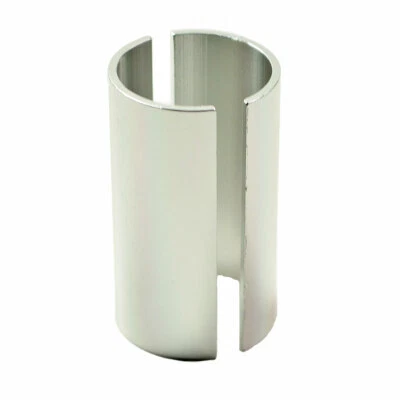 OMNI Racer WORLDS LIGHTEST Stem Shim 1-1/8" to 1" steerer 50mm: SILVER - Image 1 of 3