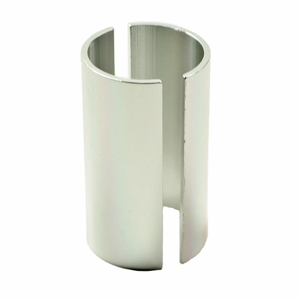 OMNI Racer WORLDS LIGHTEST Stem Shim 1-1/8" to 1" steerer 50mm: SILVER - Image 1 of 3