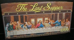 THE LAST SUPPER 1000 PIECE JIGSAW PUZZLE MASTER PIECES SEALED BAG BOX OPEN D-35 - Picture 1 of 3