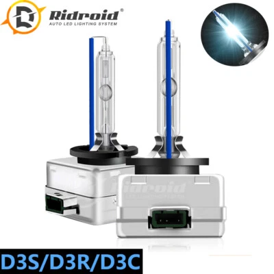 2pcs D3S D3R LED Headlight Bulb Conversion Kit Blue 8000K Xenon HID Replace Lamp - Image 1 of 4