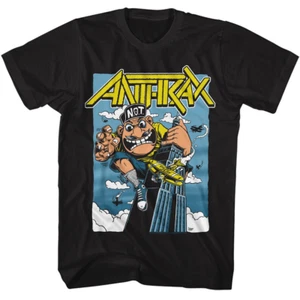 T-shirt unisex Anthrax King Not Man Rock Tee taglia intera dalla S alla 5XL - Foto 1 di 3