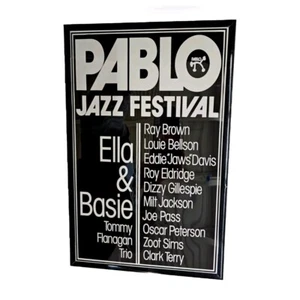Póster concierto Pablo Jazz Festival, Ella & Basie 11 X 17 enmarcado - Imagen 1 de 2
