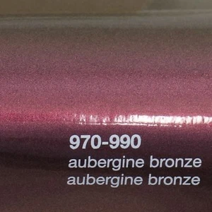 25,5€/m² Oracal 970RA 990 Aubergine Bronze Glanz Premium Shift Cast Folie Auto - Bild 1 von 3