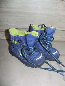 Superfit Winter Stiefel blau grün leicht warm Gr. 21 Gore Tex Schnürung Jungs - Bild 1 von 2