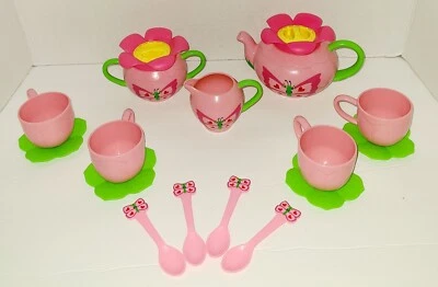 Juego de té Melissa & Doug Sunny Patch Bella Butterfly completo 15 piezas rosa Foto 1 de 4